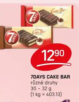 Flop 7Days cake bar nabídka