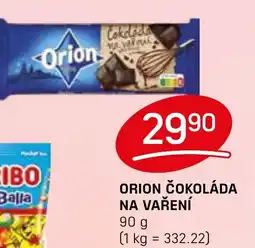 Flop Orion čokoláda na vaření nabídka