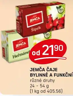 Flop Jemča čaje Bylinné a funkční nabídka