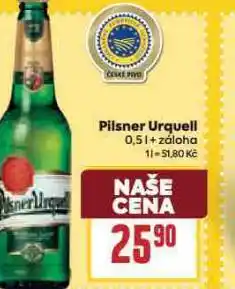 Billa Pivo pilsner urquell nabídka