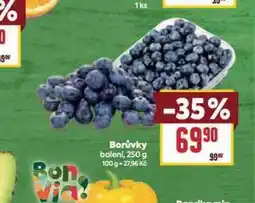 Billa Borůvky nabídka