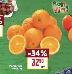 Billa Pomeranče nabídka