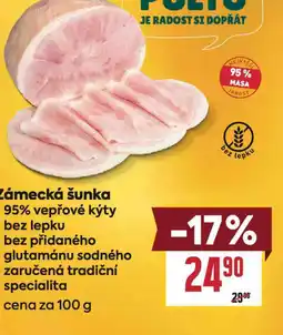 Billa Zámecká šunka nabídka