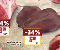 Billa Vepřová játra nabídka