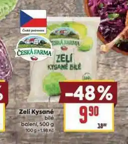 Billa Zelí kysané nabídka