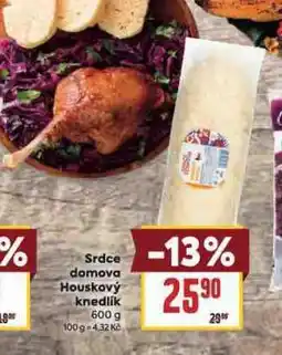 Billa Houskový knedlík nabídka