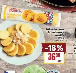 Billa Bramborový knedlík nabídka