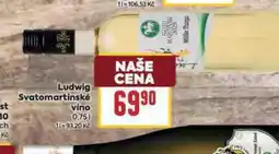Billa Ludwig svatomartinské víno nabídka