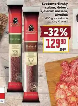 Billa Hubert s jelením masem nabídka