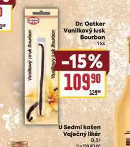 Billa Dr. oetker vanilkový lusk bourbon nabídka