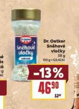 Billa Dr. oetker sněhové vločky nabídka