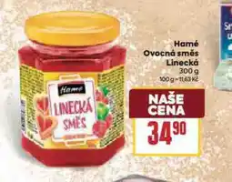 Billa Hamé ovocná pomazánka linecká nabídka