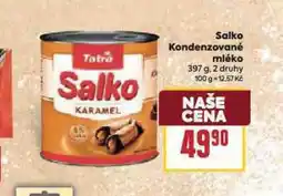 Billa Salko kondenzované mléko nabídka
