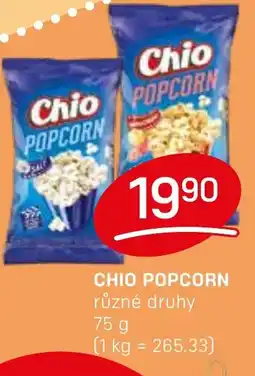 Flop Chio popcorn nabídka