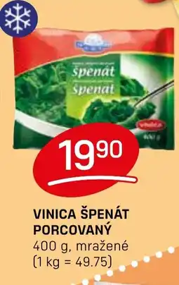 Flop Vinica špenát porcovaný nabídka