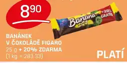 Flop Banánek v čokoládě figaro nabídka