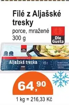 COOP DISKONT Filé z Aljašské tresky nabídka