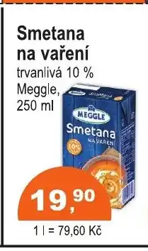 COOP DISKONT MEGGLE Smetana na vaření nabídka