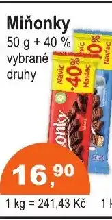 COOP DISKONT Miňonky nabídka