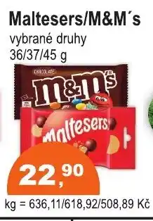 COOP DISKONT Maltesers/M&M's nabídka