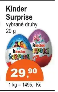 COOP DISKONT Kinder Surprise nabídka