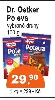 COOP DISKONT Dr. Oetker Poleva nabídka