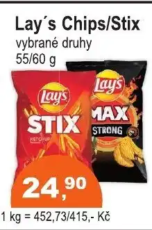COOP DISKONT Lay's Chips/Stix nabídka