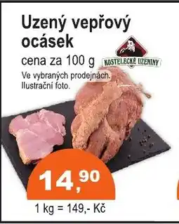 COOP DISKONT Uzený vepřový ocásek nabídka