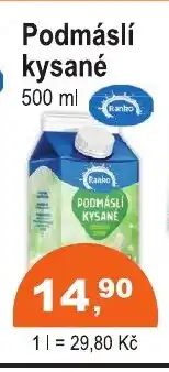 COOP DISKONT Ranko Podmáslí kysané nabídka