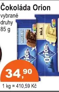 COOP DISKONT Čokoláda Orion nabídka