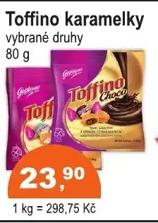 COOP DISKONT Toffino karamelky nabídka