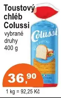 COOP DISKONT Toustový chléb Colussi nabídka