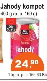 COOP DISKONT Jahody kompot nabídka