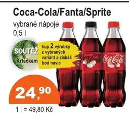 COOP DISKONT Coca-Cola/Fanta/Sprite nabídka