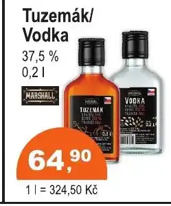 COOP DISKONT MARSHALL Tuzemák/ Vodka nabídka