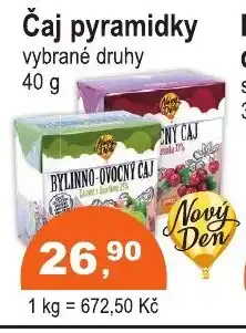 COOP DISKONT Čaj pyramidky nabídka