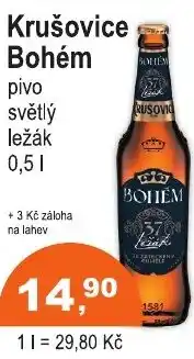 COOP DISKONT Krušovice Bohém nabídka
