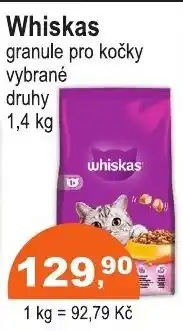 COOP DISKONT Whiskas granule pro kočky nabídka