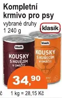 COOP DISKONT Kompletní krmivo pro psy nabídka