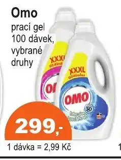 COOP DISKONT OMO prací gel nabídka
