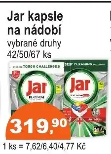 COOP DISKONT Jar kapsle na nádobí nabídka