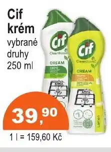 COOP DISKONT Cif krém nabídka