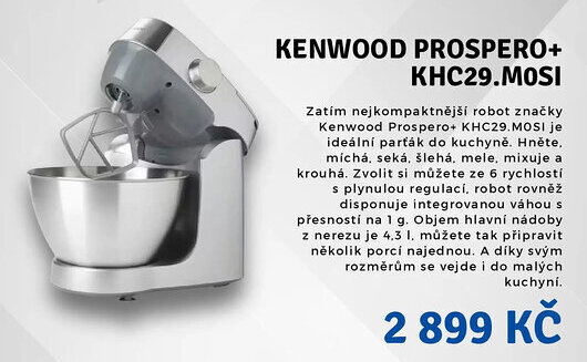 Planeo Elektro KENWOOD Prospero + KHC29.MOSI nabídka