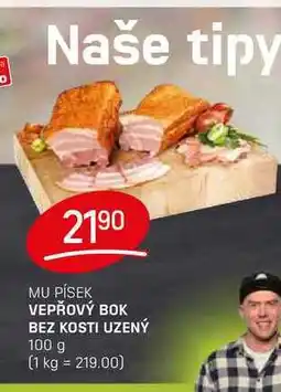 Flop VEPŘOVÝ BOK BEZ KOSTI UZENÝ 100g nabídka