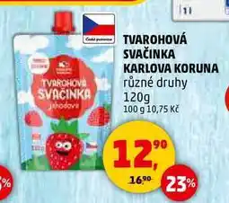 Penny Market TVAROHOVÁ SVAČINKA KARLOVA KORUNA, 120g nabídka
