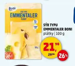 Penny Market SÝR TYPU EMMENTALER BONI, 100 g nabídka