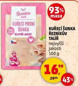 Penny Market KUŘECÍ ŠUNKA ŘEZNÍKŮV TALÍŘ, 100 g nabídka