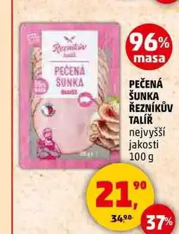 Penny Market PEČENÁ ŠUNKA ŘEZNÍKŮV TALÍŘ, 100 g nabídka