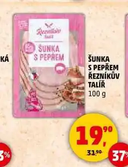 Penny Market ŠUNKA S PEPŘEM ŘEZNÍKŮV TALÍŘ, 100 g nabídka