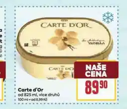 Billa Zmrzlina carte d´or nabídka